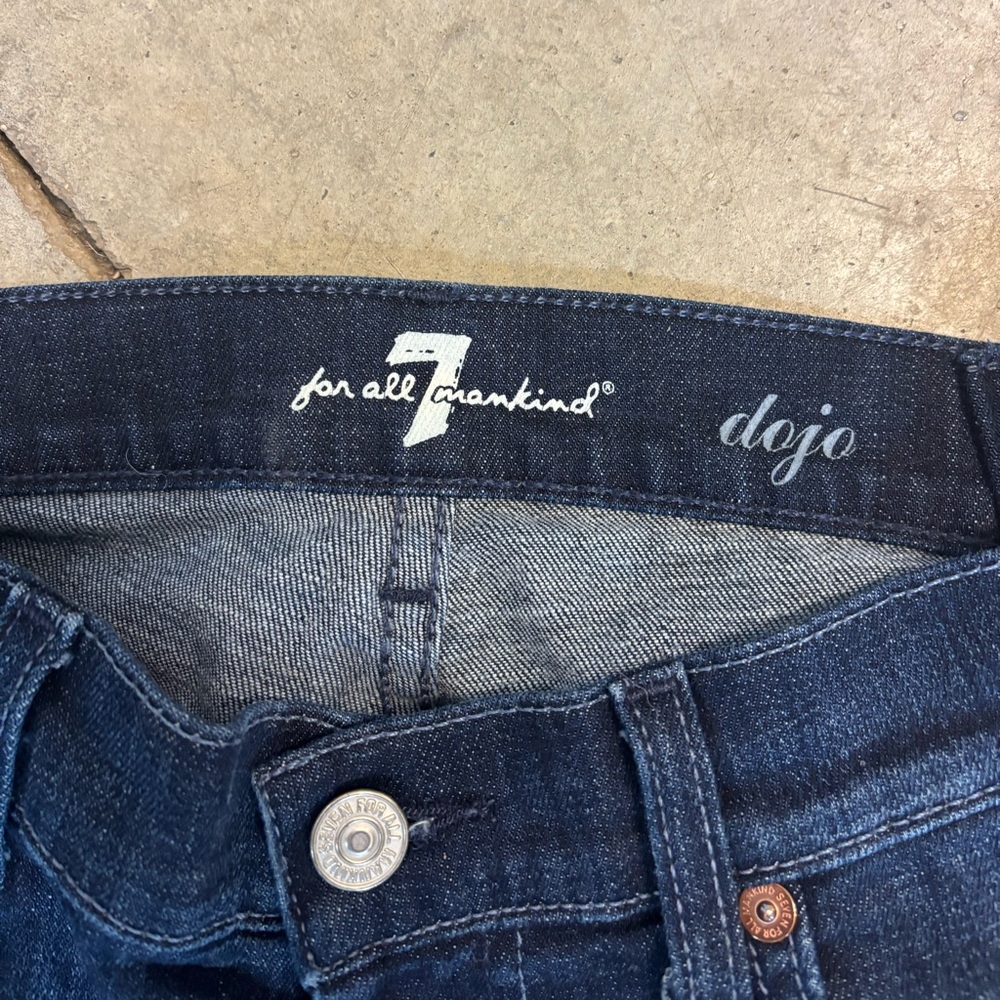 7 For All Mankind Indigo Denim Jeans